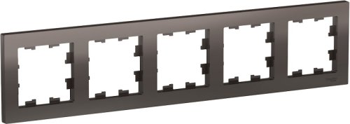 Рамка универсальная Systeme Electric AtlasDesign 5-м. мокко фото Рамка универсальная Systeme Electric AtlasDesign 5-м. мокко картинка